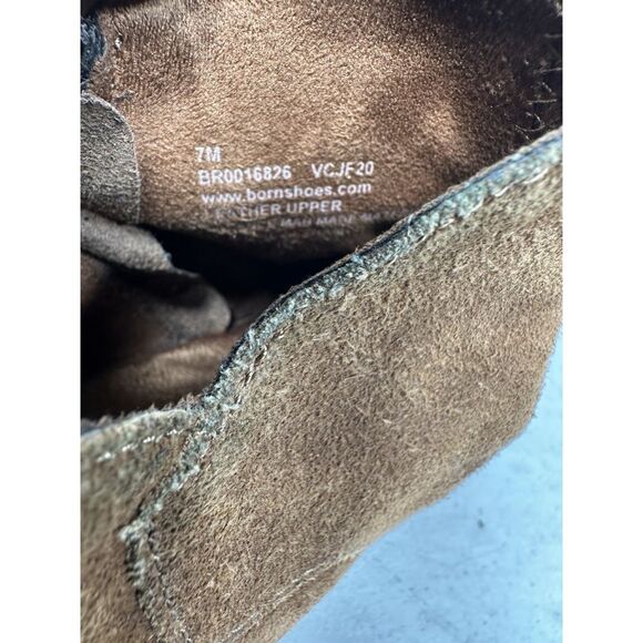 •Born Boc Brown Rust leather Suede zip boots booties women’s size 7 - Picture 8 of 8